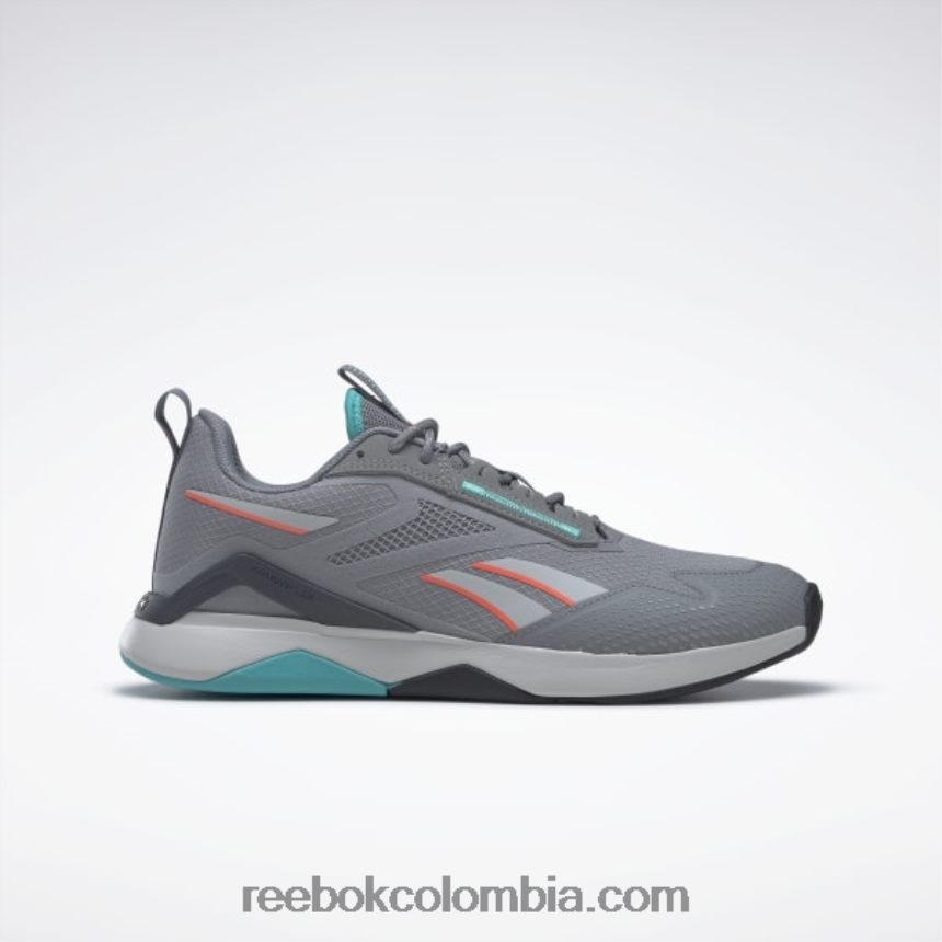 mujer gris puro 5/gris puro 2/verde azulado clásico zapatillas de entrenamiento mujer nanoflex adventure tr Reebok D260LP952