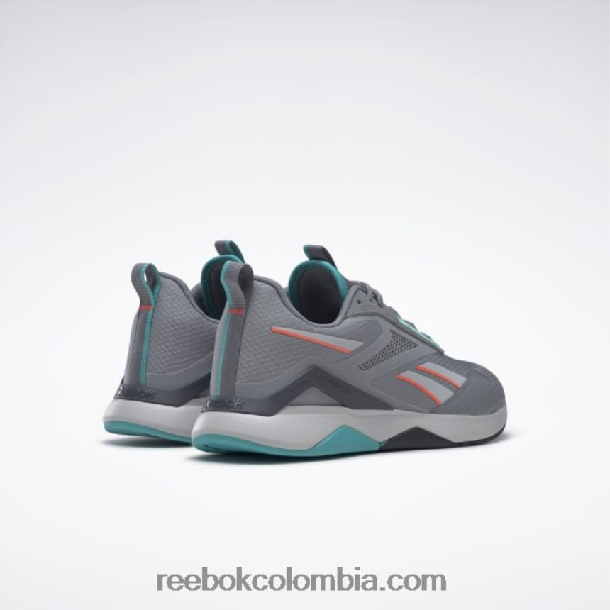 mujer gris puro 5/gris puro 2/verde azulado clásico zapatillas de entrenamiento mujer nanoflex adventure tr Reebok D260LP952