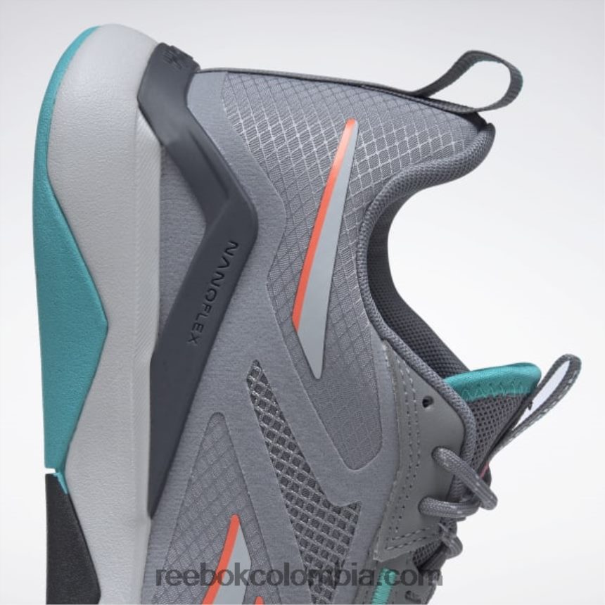 mujer gris puro 5/gris puro 2/verde azulado clásico zapatillas de entrenamiento mujer nanoflex adventure tr Reebok D260LP952
