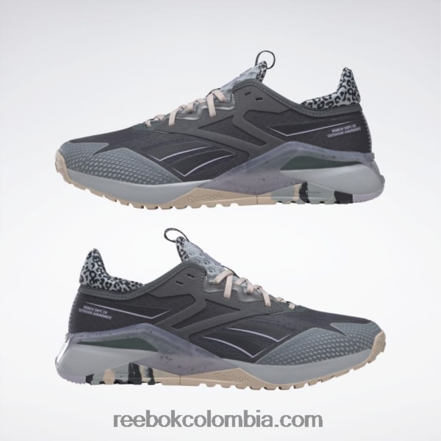 mujer gris puro 6/gris puro 3/gris puro 7 zapatillas de entrenamiento mujer nano x2 tr adventure Reebok D260LP203