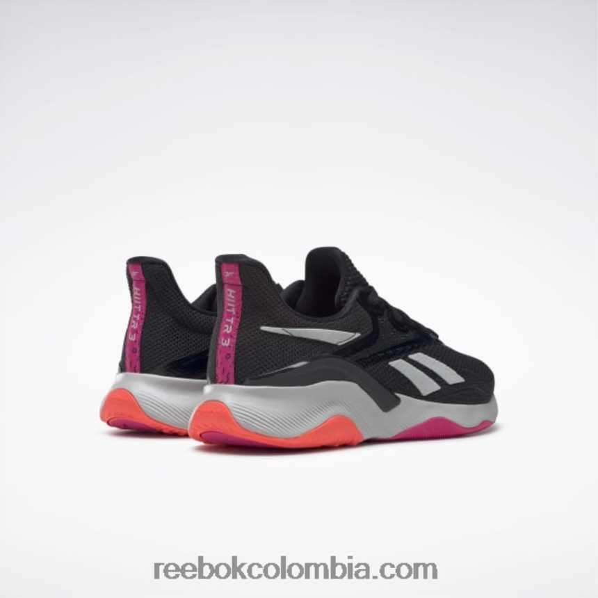 mujer negro básico/gris puro 2/rosa orgulloso zapatillas de entrenamiento hiit tr 3 mujer Reebok D260LP190