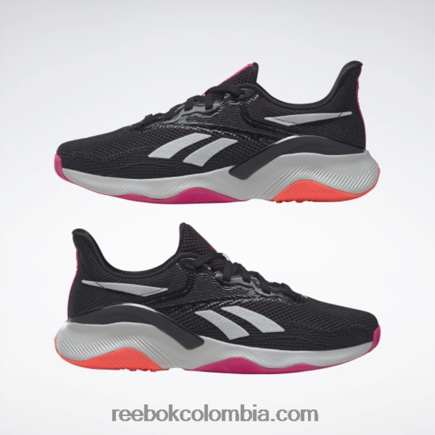 mujer negro básico/gris puro 2/rosa orgulloso zapatillas de entrenamiento hiit tr 3 mujer Reebok D260LP190