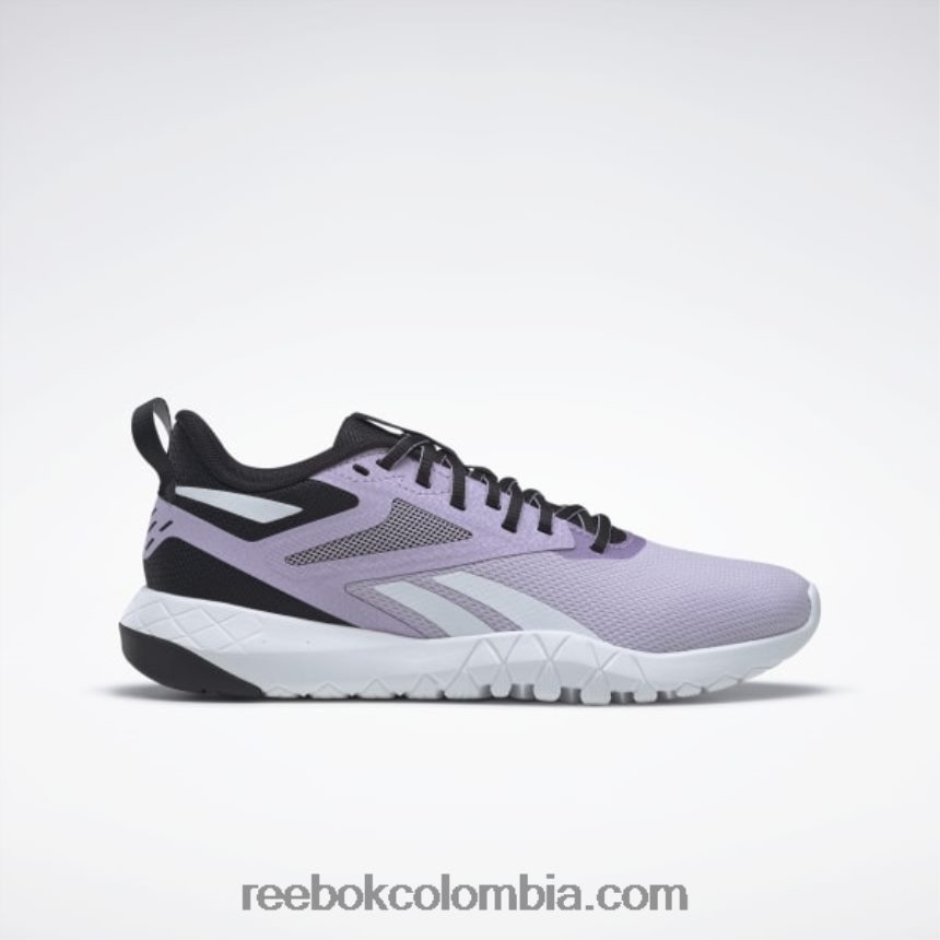 mujer negro central/oasis morado/blanco ftwr zapatillas de entrenamiento flexagon force 4 mujer Reebok D260LP215
