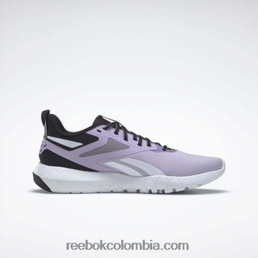 mujer negro central/oasis morado/blanco ftwr zapatillas de entrenamiento flexagon force 4 mujer Reebok D260LP215