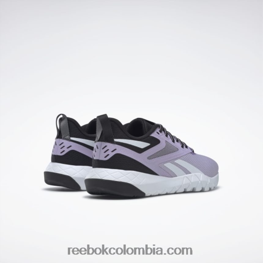 mujer negro central/oasis morado/blanco ftwr zapatillas de entrenamiento flexagon force 4 mujer Reebok D260LP215