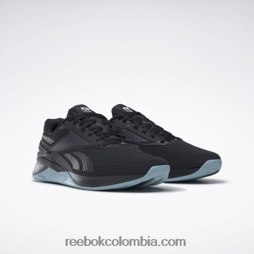 mujer negro núcleo/azul perla/ftwr blanco zapatos de mujer nano x3 Reebok D260LP53