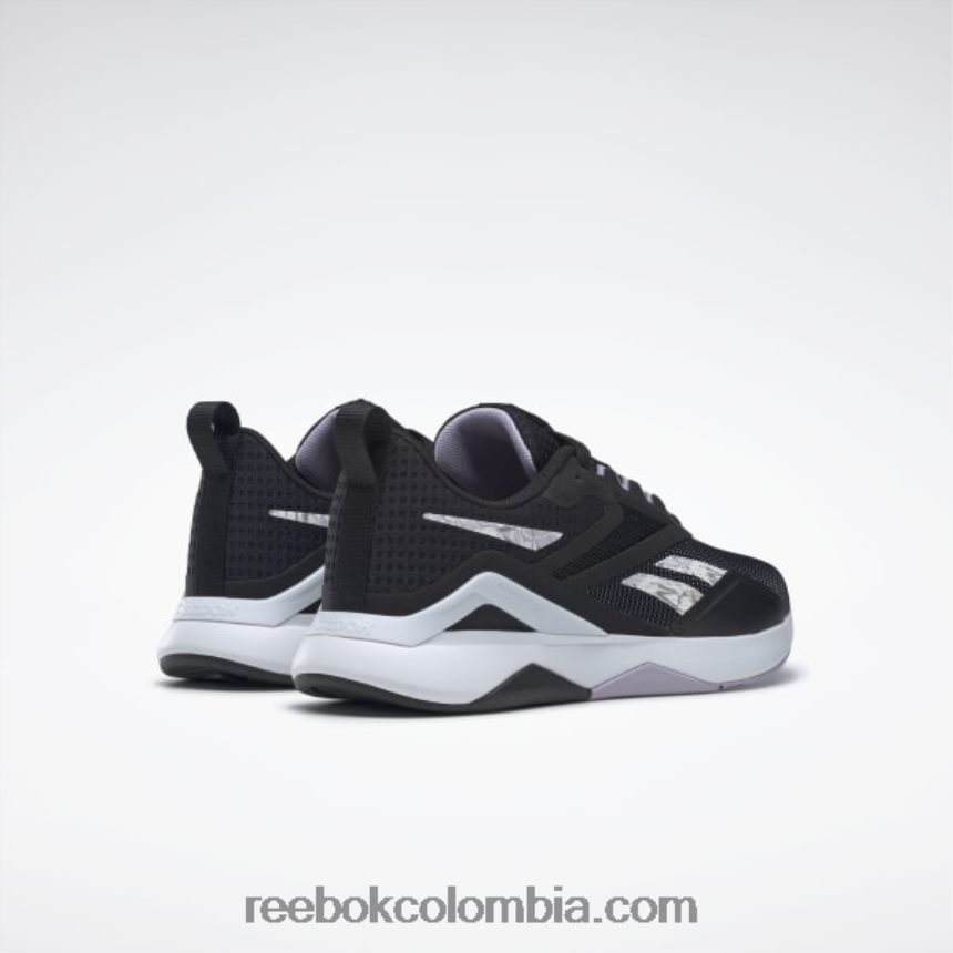 mujer negro núcleo/blanco ftwr/oasis morado zapatillas de entrenamiento nanoflex tr 2.0 mujer Reebok D260LP136