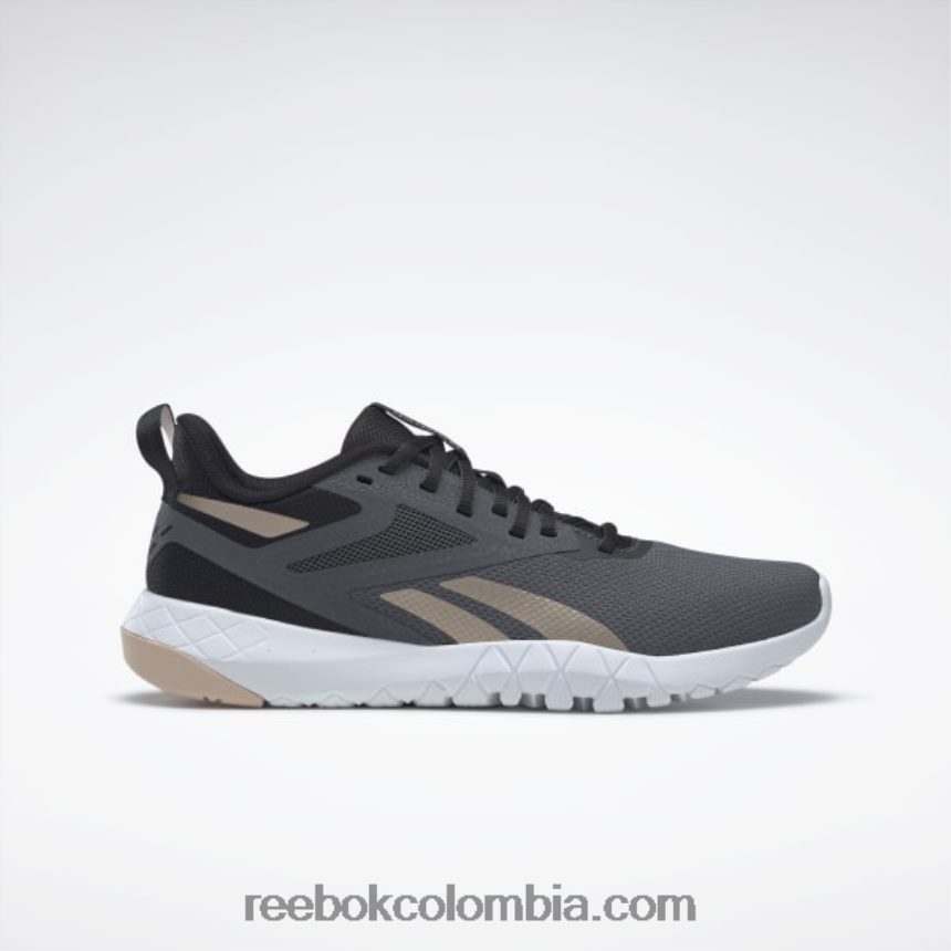 mujer negro núcleo/gris puro 7/sleek met zapatillas de entrenamiento flexagon force 4 mujer Reebok D260LP221