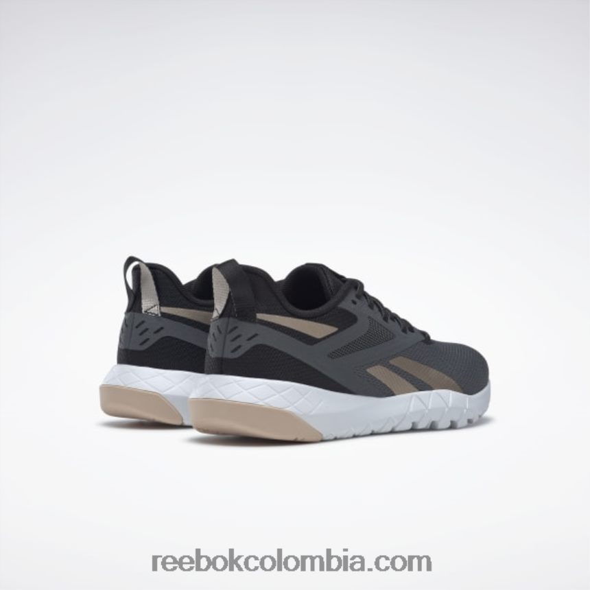 mujer negro núcleo/gris puro 7/sleek met zapatillas de entrenamiento flexagon force 4 mujer Reebok D260LP221