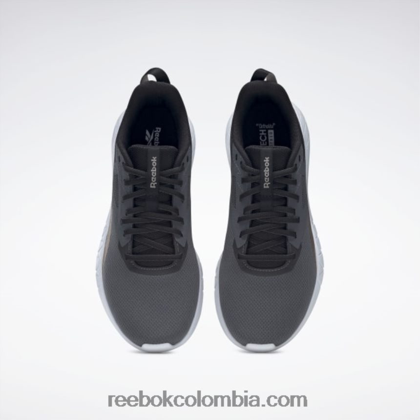 mujer negro núcleo/gris puro 7/sleek met zapatillas de entrenamiento flexagon force 4 mujer Reebok D260LP221