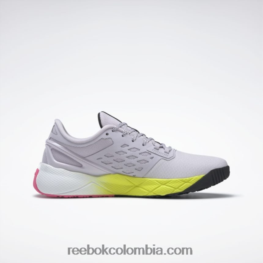 mujer resplandor de cuarzo/núcleo negro/rosa atómico zapatillas de entrenamiento nanoflex tr mujer Reebok D260LP470