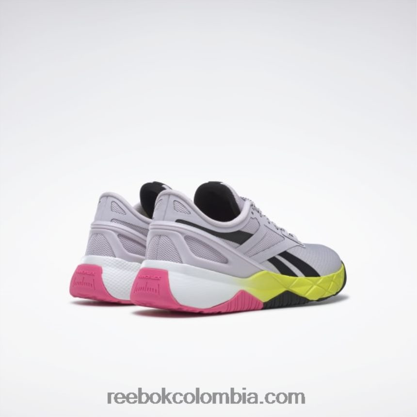mujer resplandor de cuarzo/núcleo negro/rosa atómico zapatillas de entrenamiento nanoflex tr mujer Reebok D260LP470
