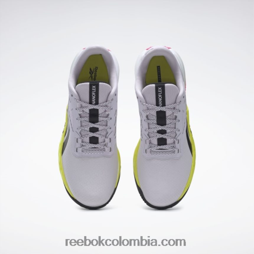 mujer resplandor de cuarzo/núcleo negro/rosa atómico zapatillas de entrenamiento nanoflex tr mujer Reebok D260LP470