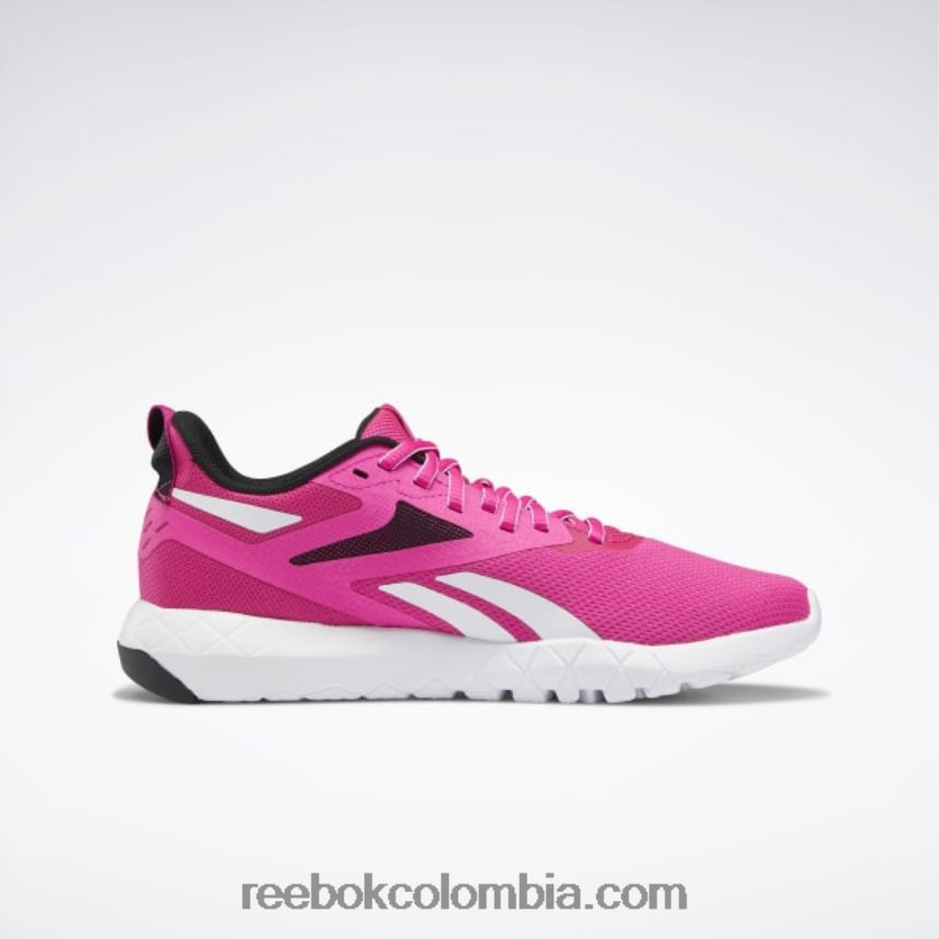 mujer rosa orgulloso/negro central/blanco ftwr zapatillas de entrenamiento flexagon force 4 mujer Reebok D260LP341