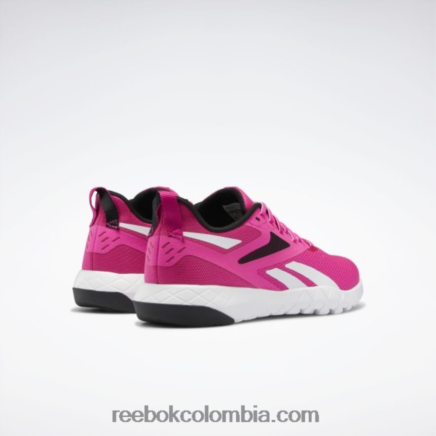 mujer rosa orgulloso/negro central/blanco ftwr zapatillas de entrenamiento flexagon force 4 mujer Reebok D260LP341