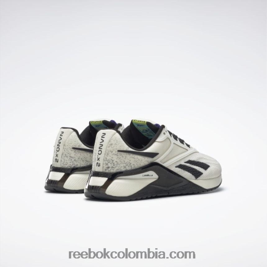 mujer tiza/núcleo negro/púrpura intenso zapatillas de entrenamiento mujer nano x2 les mills Reebok D260LP115