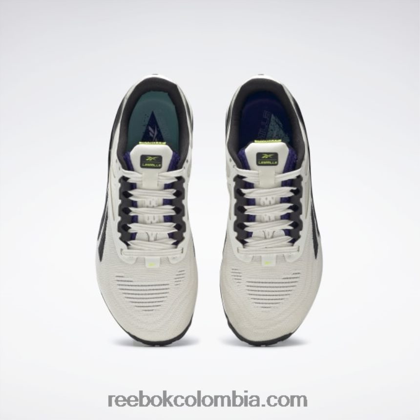 mujer tiza/núcleo negro/púrpura intenso zapatillas de entrenamiento mujer nano x2 les mills Reebok D260LP115