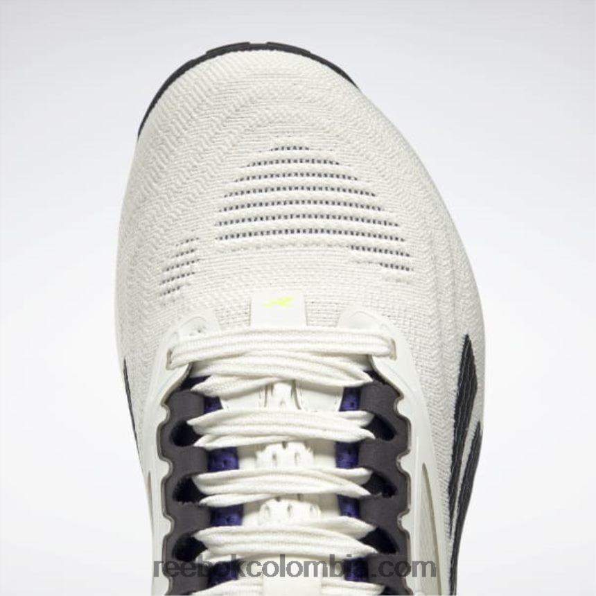 mujer tiza/núcleo negro/púrpura intenso zapatillas de entrenamiento mujer nano x2 les mills Reebok D260LP115