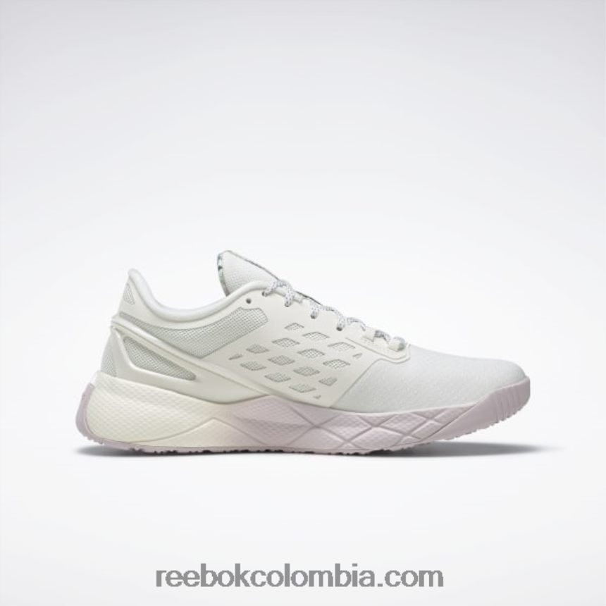mujer tiza/resplandor de cuarzo/pizarra azul zapatillas de entrenamiento nanoflex tr mujer Reebok D260LP309