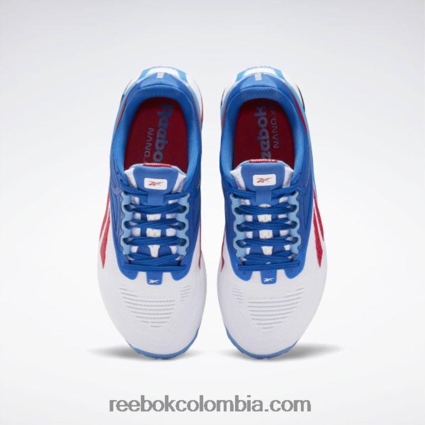 mujer vector azul/ftwr blanco/vector rojo zapatillas de entrenamiento nano x2 para mujer Reebok D260LP241