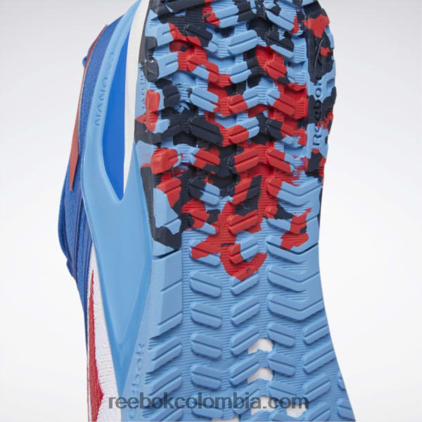 mujer vector azul/ftwr blanco/vector rojo zapatillas de entrenamiento nano x2 para mujer Reebok D260LP241