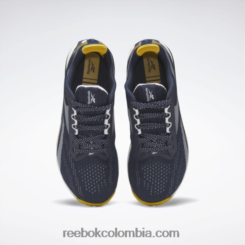 mujer vector azul marino/ocre brillante/núcleo negro zapatillas de entrenamiento nano x1 para mujer Reebok D260LP934