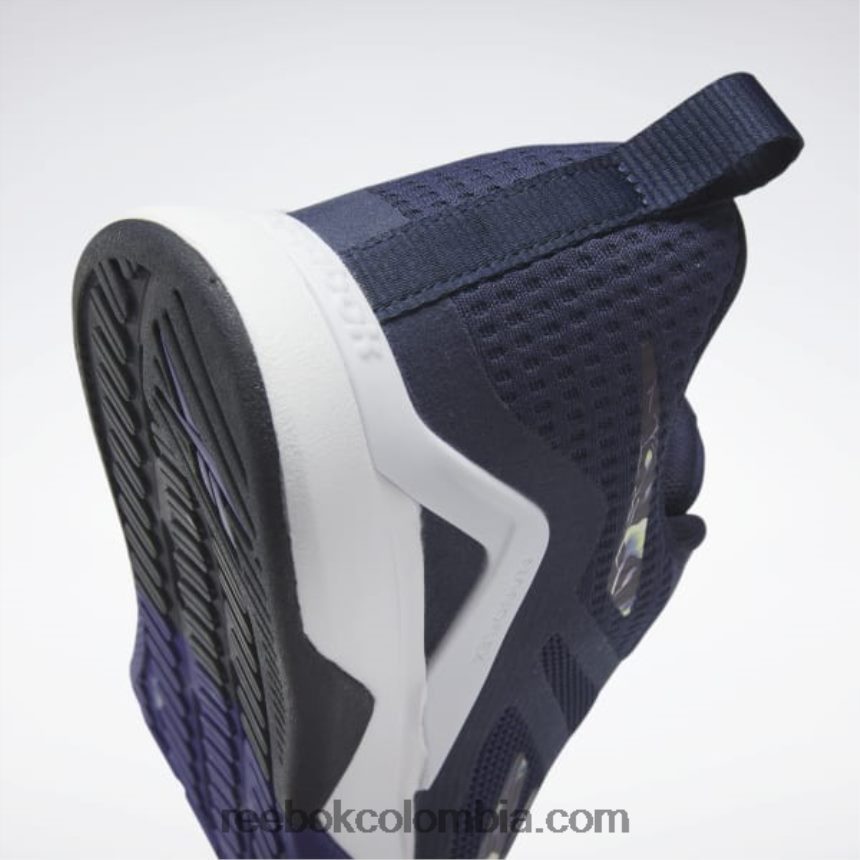 mujer vector azul marino/púrpura negrita/gris costero zapatillas de entrenamiento nanoflex tr 2.0 mujer Reebok D260LP202