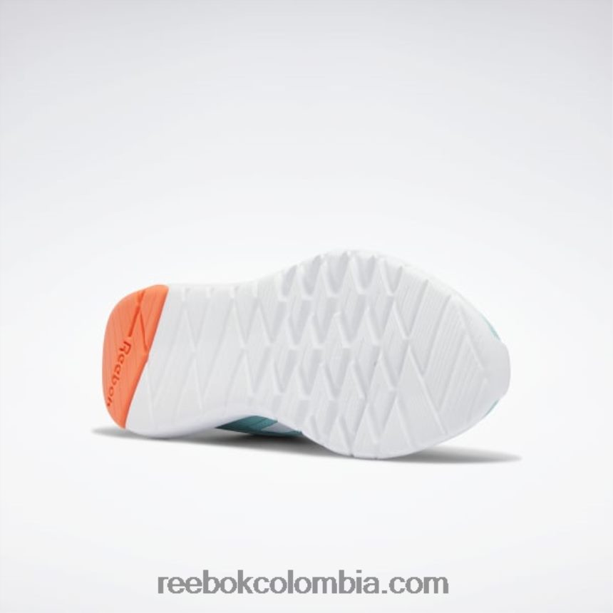 mujer verde azulado semiclásico/niebla/llamarada naranja zapatillas de entrenamiento flexagon force 4 mujer Reebok D260LP398