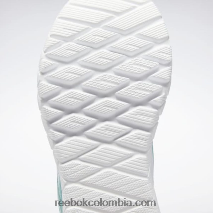 mujer verde azulado semiclásico/niebla/llamarada naranja zapatillas de entrenamiento flexagon force 4 mujer Reebok D260LP398