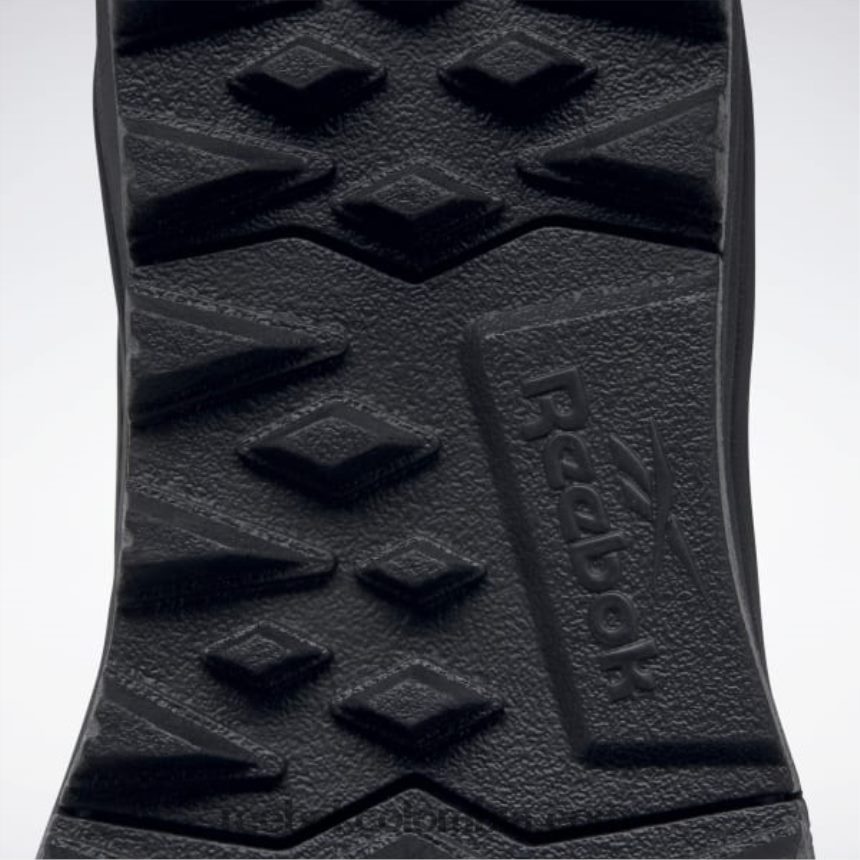 mujer armonía verde/núcleo negro danielle guizio club c zapatos de caña media con tacos Reebok D260LP222