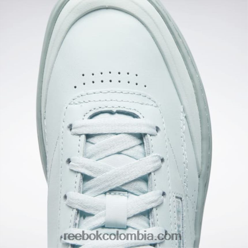 mujer azul susurro/gris marino zapatos club c doble geo mujer Reebok D260LP460