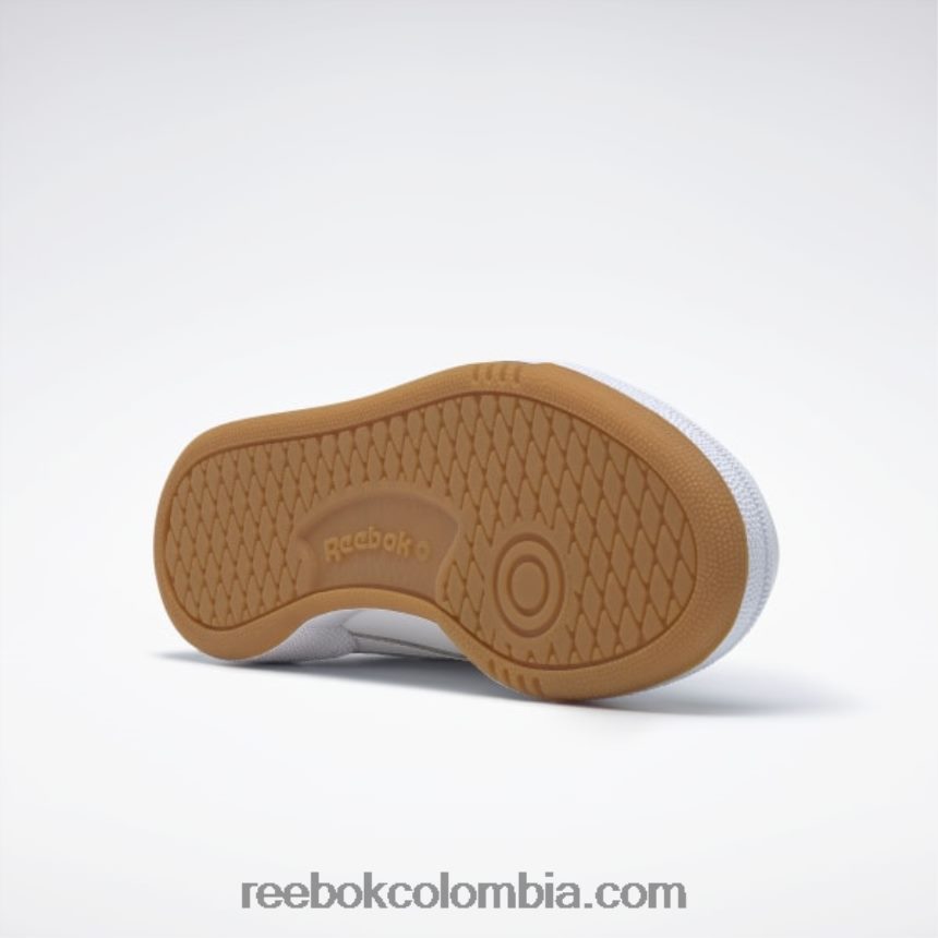 mujer blanco/gris claro/goma zapatos club c 85 Reebok D260LP57