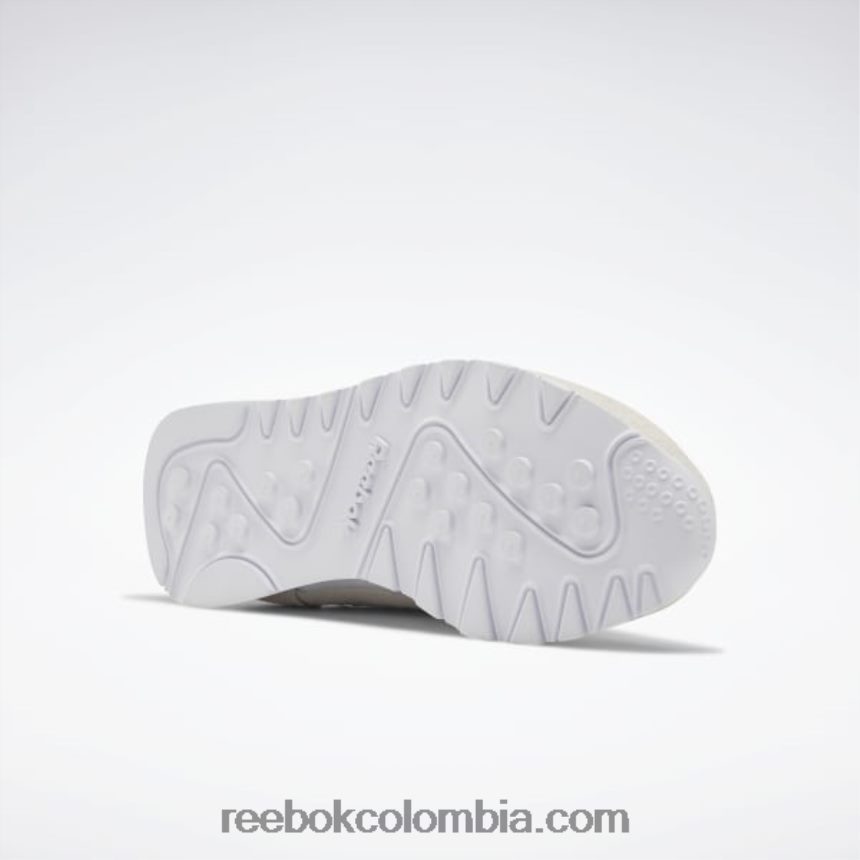 mujer blanco/gris claro zapatos clásicos de nailon para mujer Reebok D260LP467