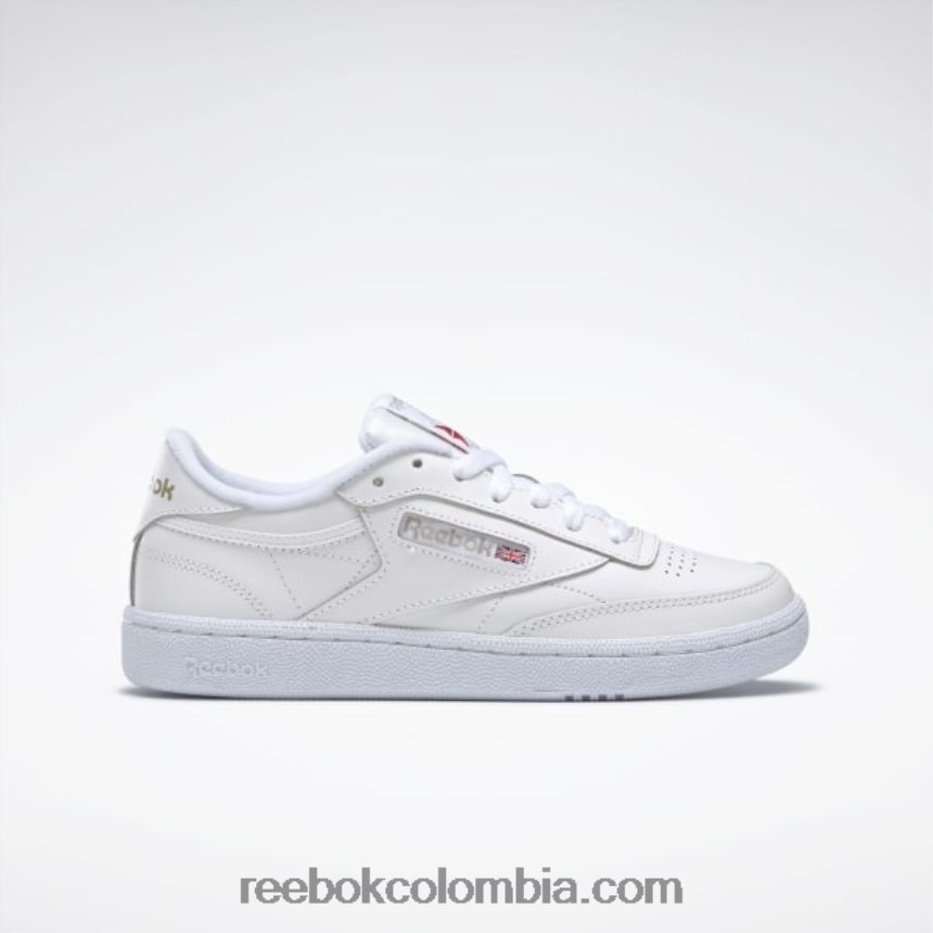 mujer blanco/gris claro zapatos club c 85 Reebok D260LP69