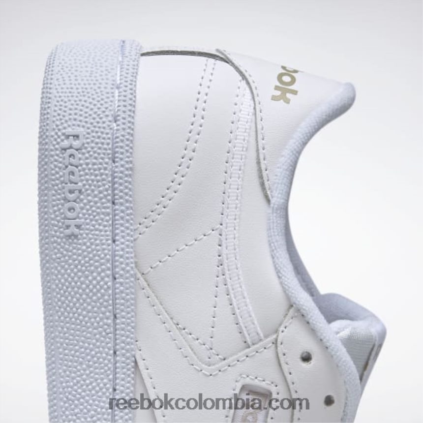 mujer blanco/gris claro zapatos club c 85 Reebok D260LP69