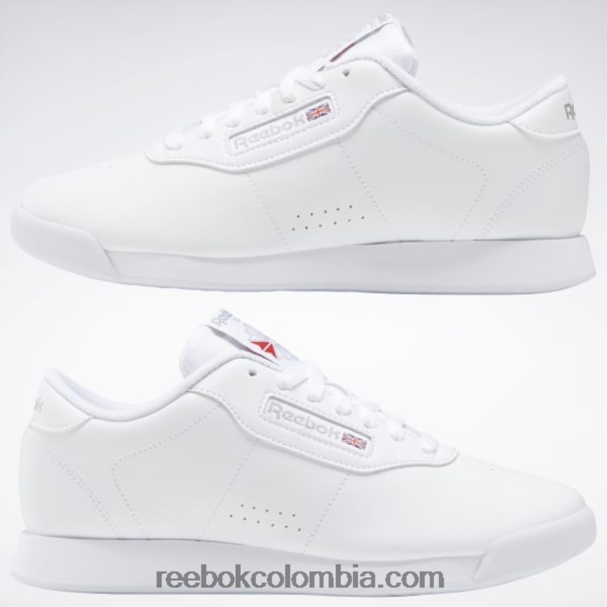 mujer blanco zapatos anchos de princesa para mujer Reebok D260LP112