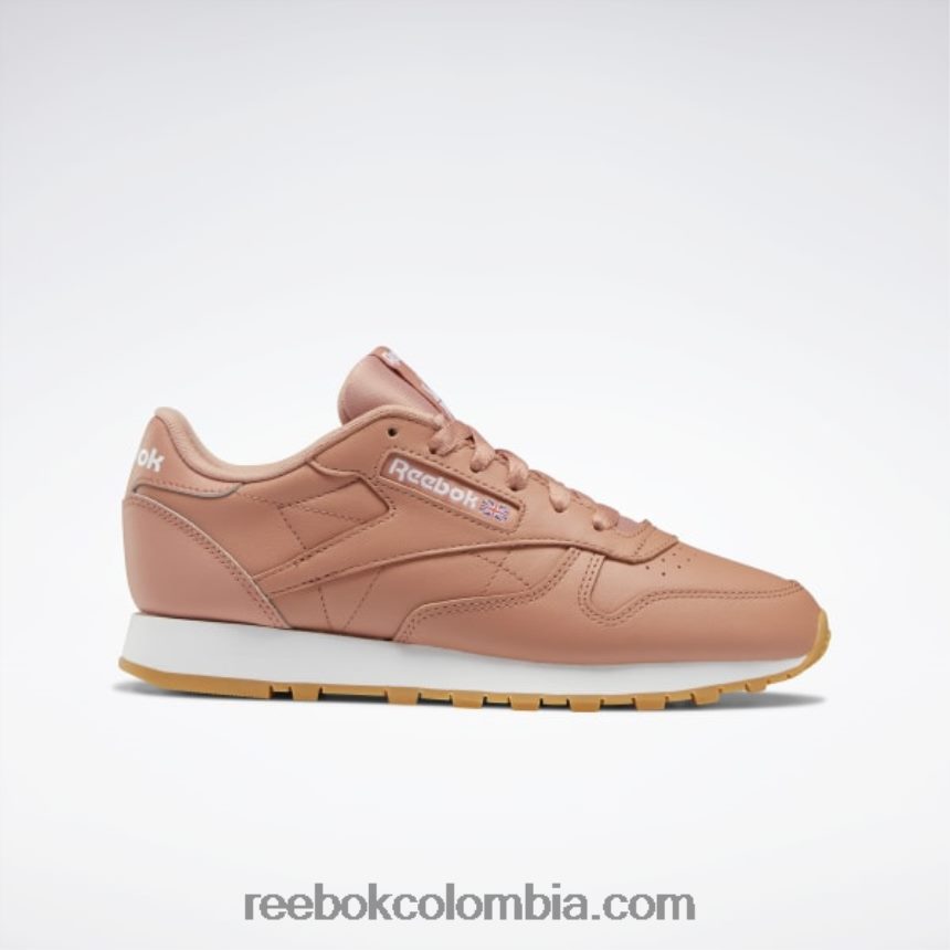mujer cañón coral mel/ftwr blanco zapatos de cuero clasicos Reebok D260LP420