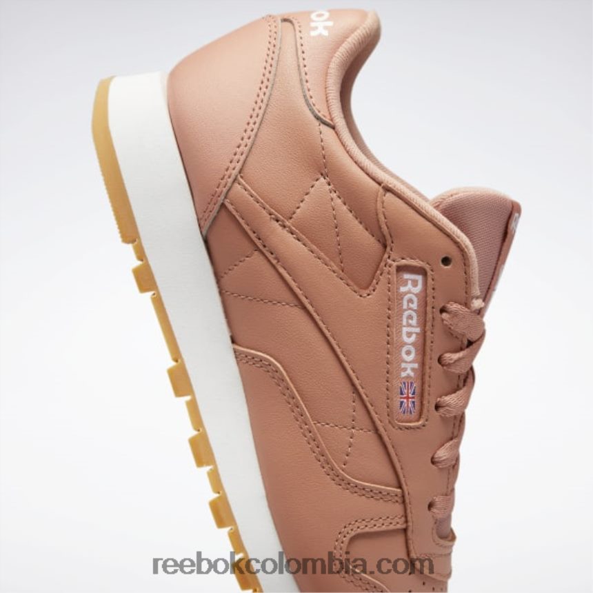 mujer cañón coral mel/ftwr blanco zapatos de cuero clasicos Reebok D260LP420