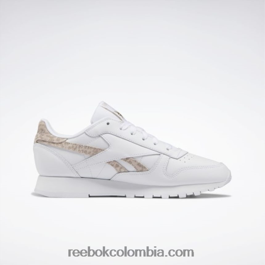 mujer ftwr blanco/crudo suave zapatos de mujer de cuero clasicos Reebok D260LP724