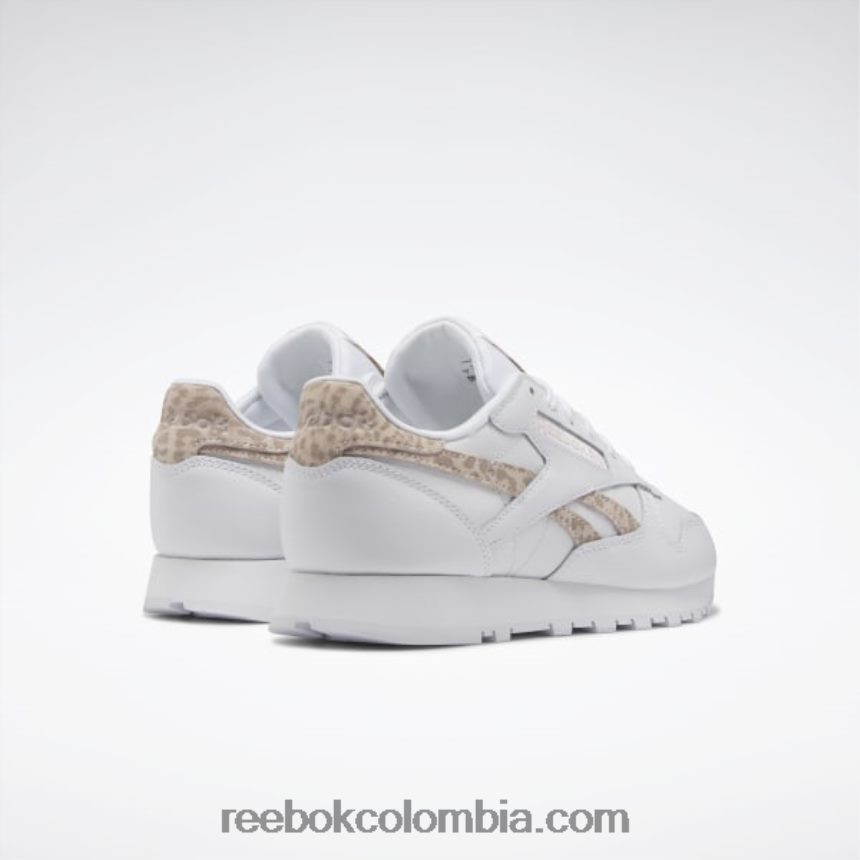 mujer ftwr blanco/crudo suave zapatos de mujer de cuero clasicos Reebok D260LP724