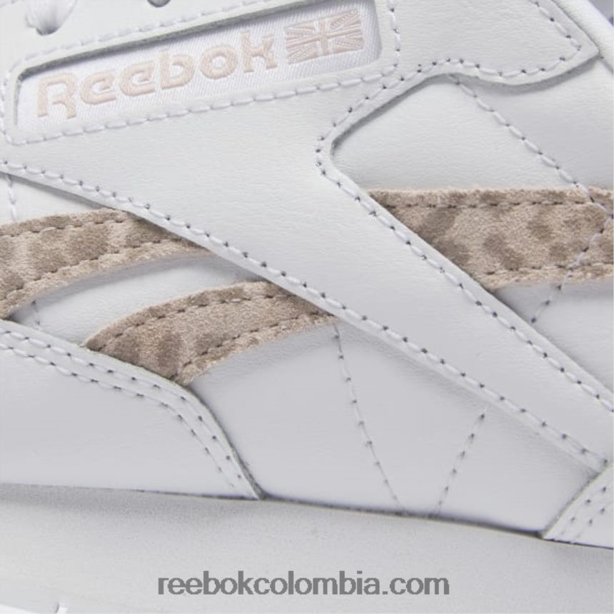 mujer ftwr blanco/crudo suave zapatos de mujer de cuero clasicos Reebok D260LP724