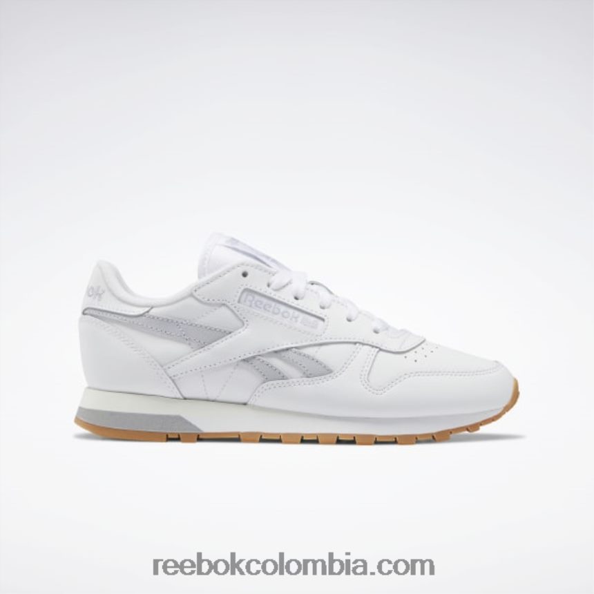 mujer ftwr blanco/gris frío 2/tiza zapatos de mujer de cuero clasicos Reebok D260LP223