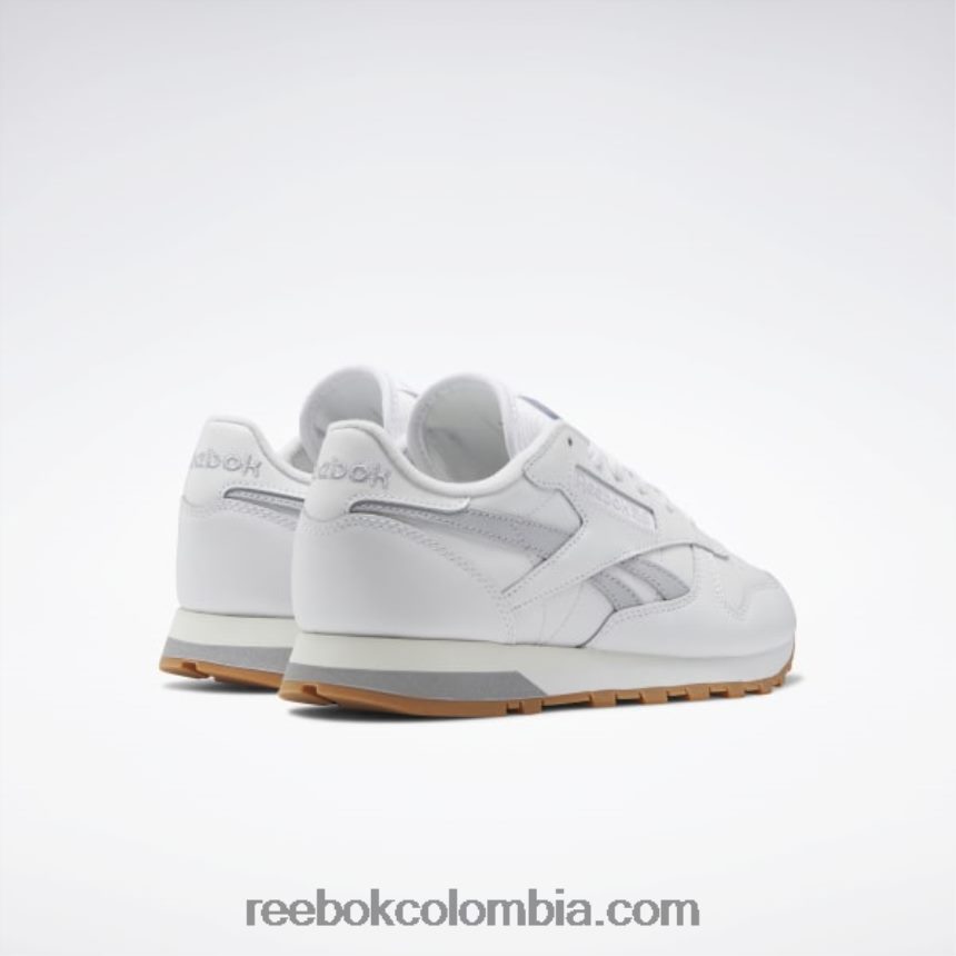 mujer ftwr blanco/gris frío 2/tiza zapatos de mujer de cuero clasicos Reebok D260LP223