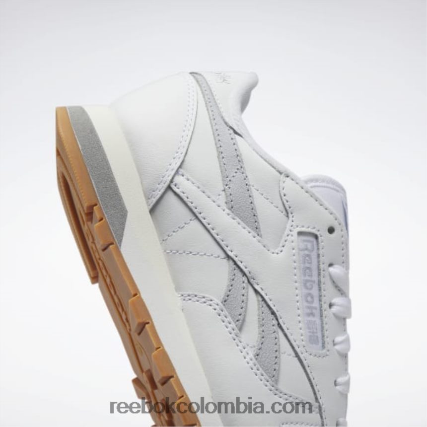 mujer ftwr blanco/gris frío 2/tiza zapatos de mujer de cuero clasicos Reebok D260LP223