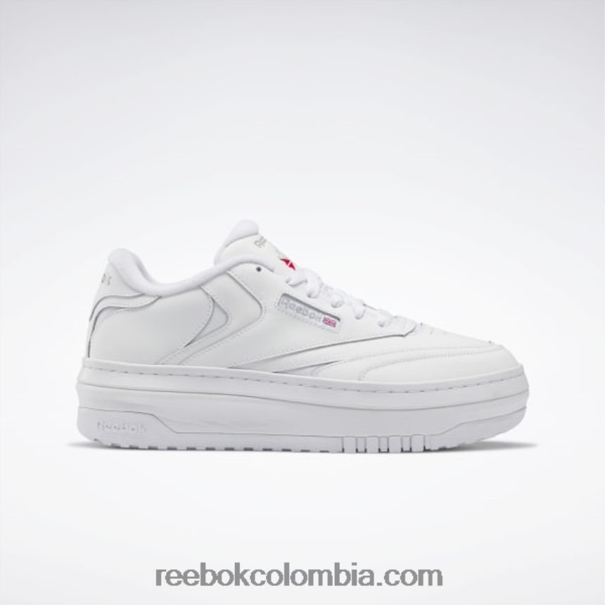 mujer ftwr blanco/gris puro 3 zapatos club c extra mujer Reebok D260LP4