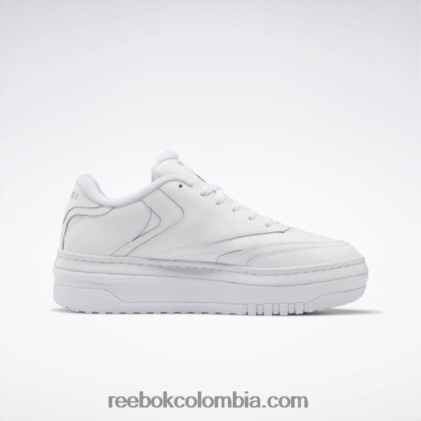mujer ftwr blanco/gris puro 3 zapatos club c extra mujer Reebok D260LP4