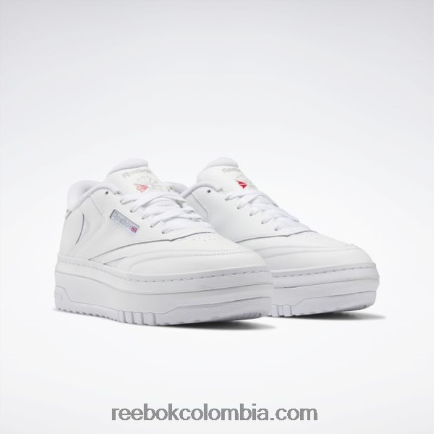 mujer ftwr blanco/gris puro 3 zapatos club c extra mujer Reebok D260LP4