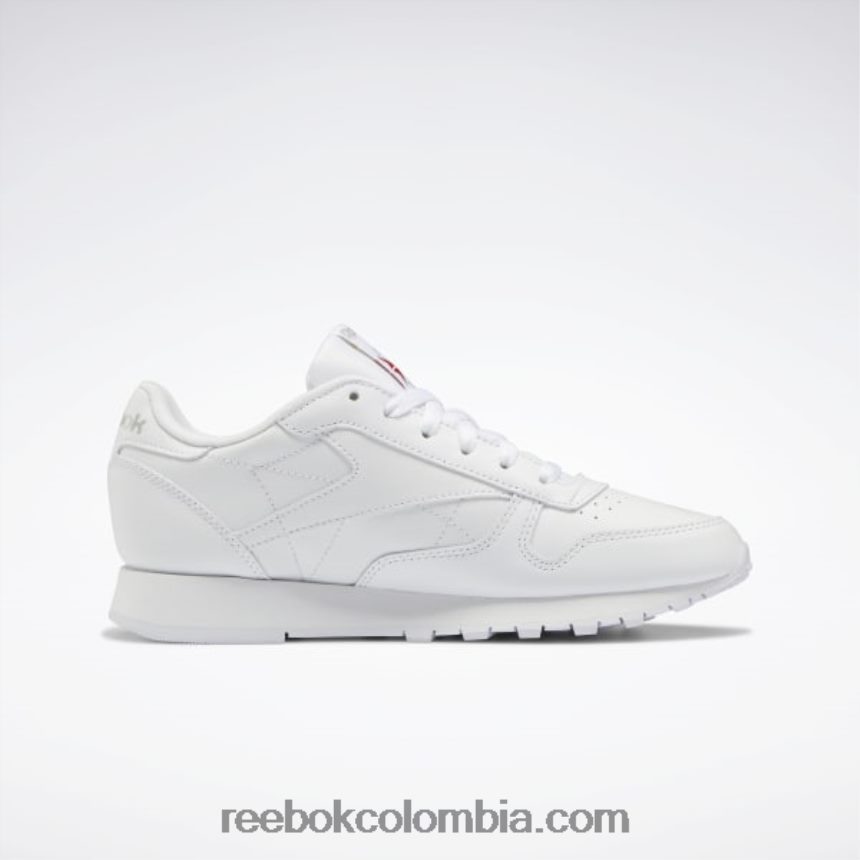 mujer ftwr blanco/gris puro 3 zapatos de cuero clasicos Reebok D260LP64