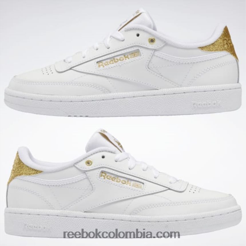 mujer ftwr blanco/oro met. club c 85 zapatos de mujer Reebok D260LP404