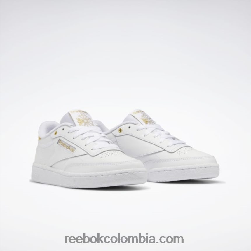 mujer ftwr blanco/oro met. club c 85 zapatos de mujer Reebok D260LP404